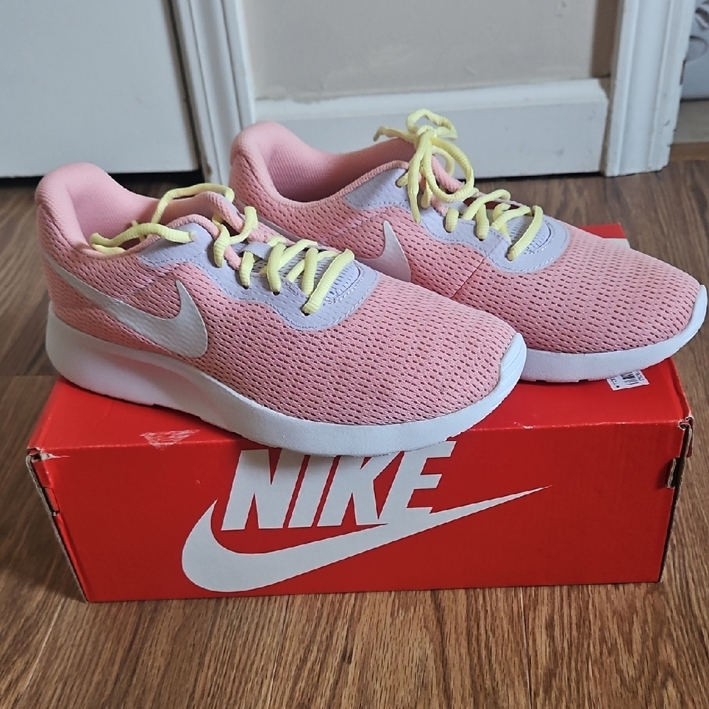 Nike Pink Sneakers with White Swoosh
